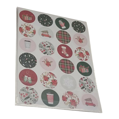gommettes de rondes de noël