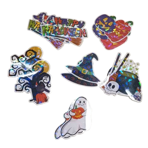 stickers holographiques halloween kit creation