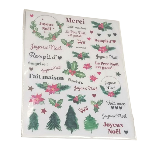 stickers kit creation noël