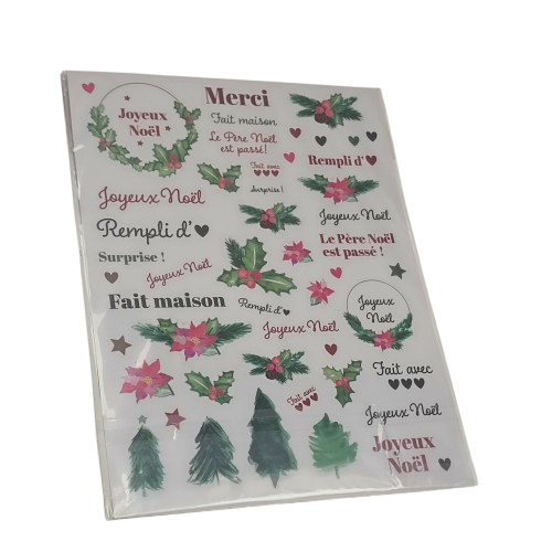 stickers noël kit creation