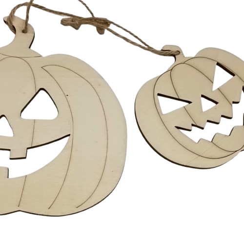 citrouilles en bois halloween