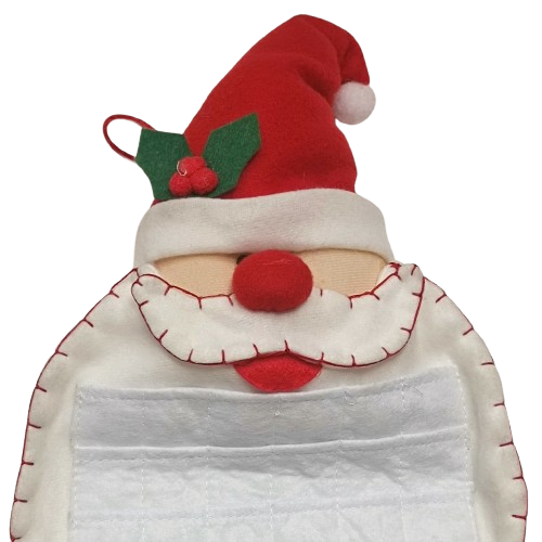 père noël en feutrine calendrier de lavent
