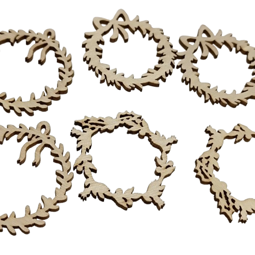 minis couronnes bois kit creation