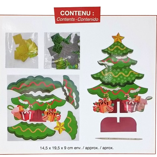 kit enfant sapin en tissu