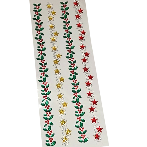 strass adhésifs noël