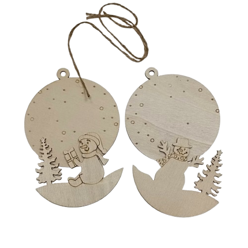 suspensions en bois noël kit creation