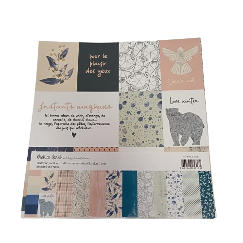 papiers scrapbooking beatrice garnie love winter