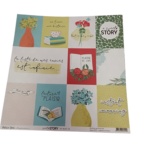 papiers scrapbooking beatrice garni sweet story