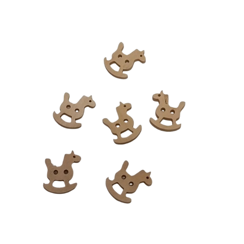 boutons cheval en bois kit creation