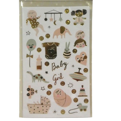 stickers baby girl rico design