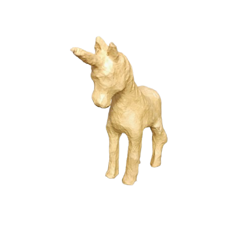 licorne decopatch paier mâché