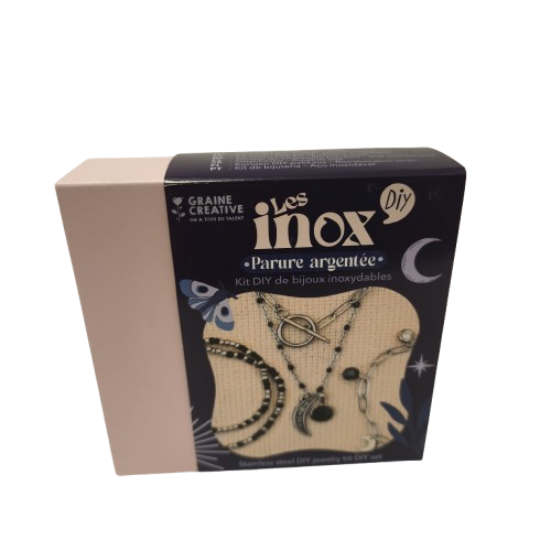 kit bijoux acier inoxydable graine creative