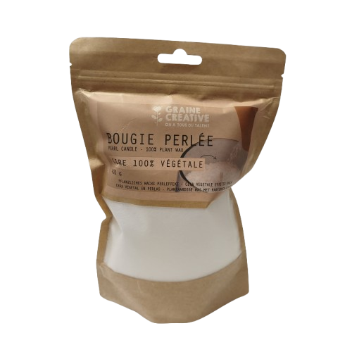 cire bougie perlée graine creative