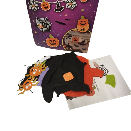 kit diy guirlande citrouille apli halloween
