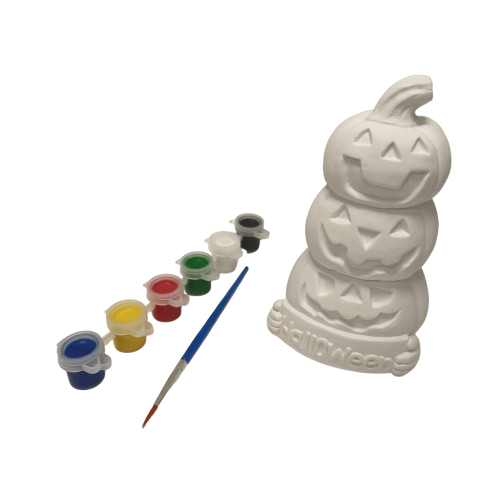 kit plâtre à peindre citrouilles apli diy apli