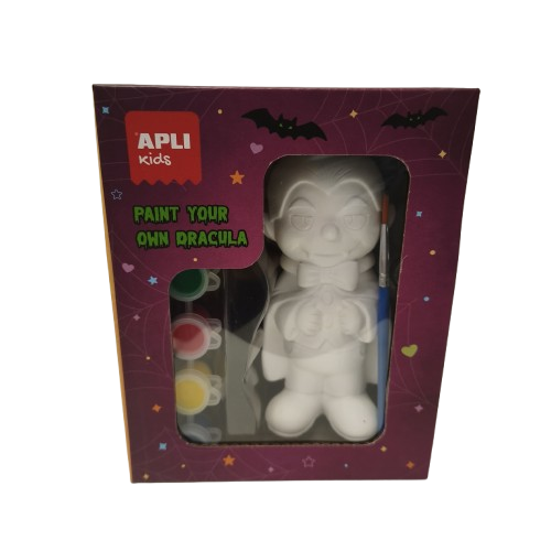 kit plâtre à peindre dracula apli diy halloween
