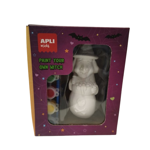 kit plâtre à peindre sorcière apli diy halloween