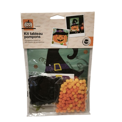 kit citrouille pompon