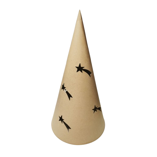 bougeoire sapin étoile filante 50 cm decopatch