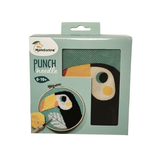 kit punch needle toucan avenue mandarine