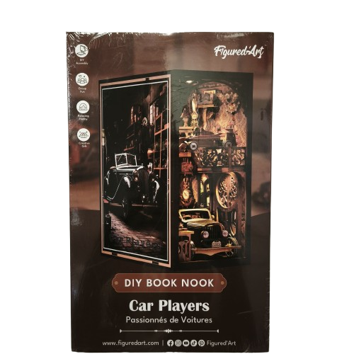 book nook figure dart passionnés de voiture