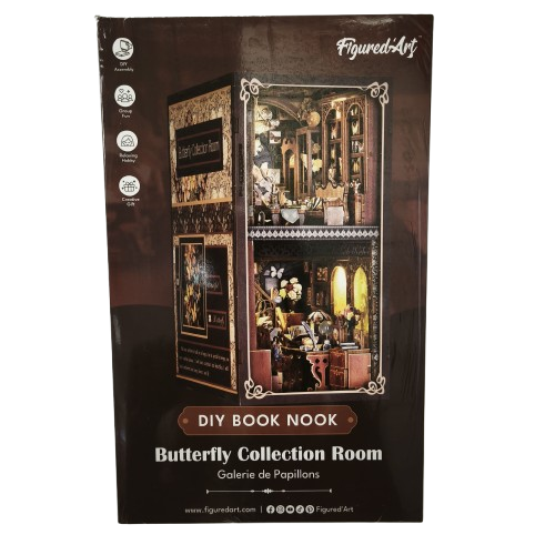 book nook figure dart galerie de papillons