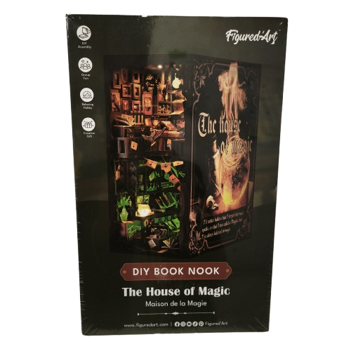 book nook figure dart maison de la magie