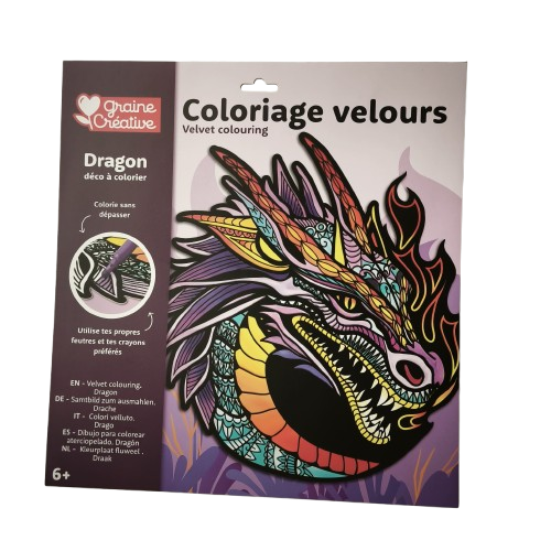 coloriage velours graine creative