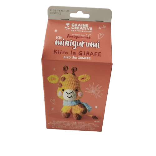 Kit crochet minigurumi Graine Creative Girafe