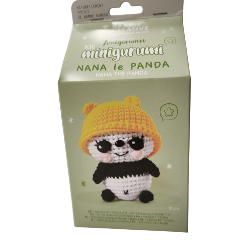 Kit crochet minigurumi Graine Creative panda
