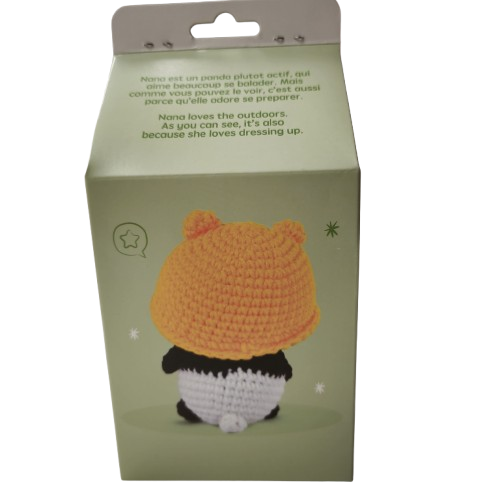 Kit crochet minigurumi panda Graine Creative