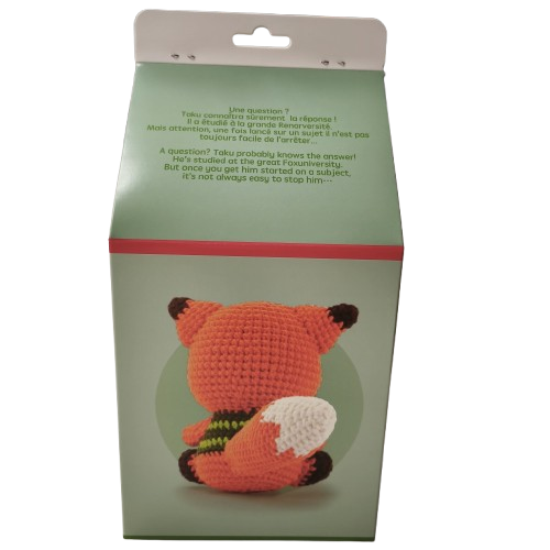 Kit crochet minigurumi Graine Creative taku le renard