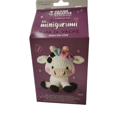 Kit crochet minigurumi Graine Creative vache