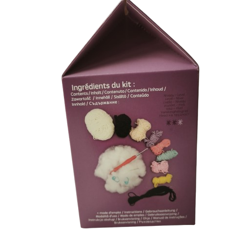 Kit crochet minigurumi Graine Creative Moka la vache