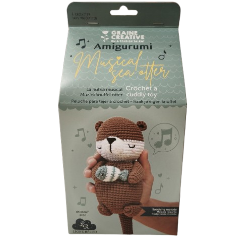 Kit crochet minigurumi Graine Creative loutre