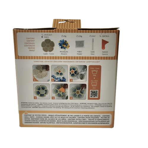 Kit mosaïque artemio fleur bleu