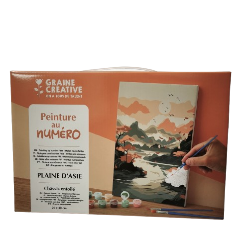 peinture au numéro graine creative plaine dAsie