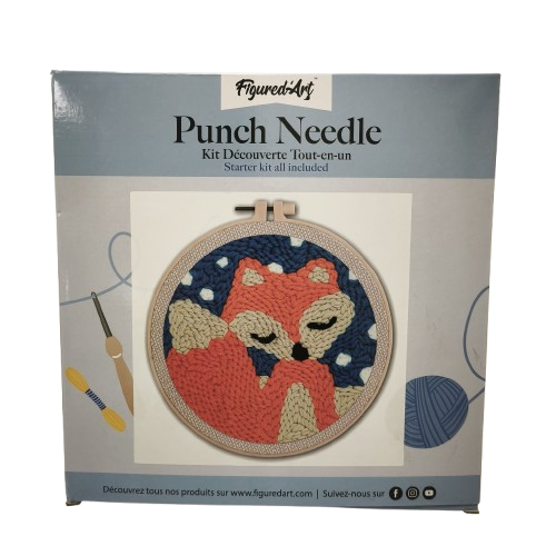 punch needle figure dart renard