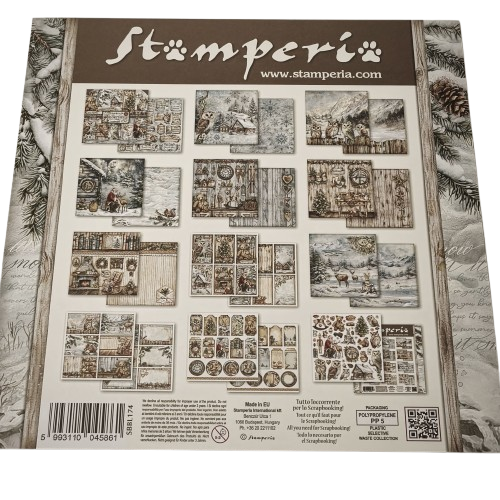 bloc papier stamperia 30x30 the owes house 2