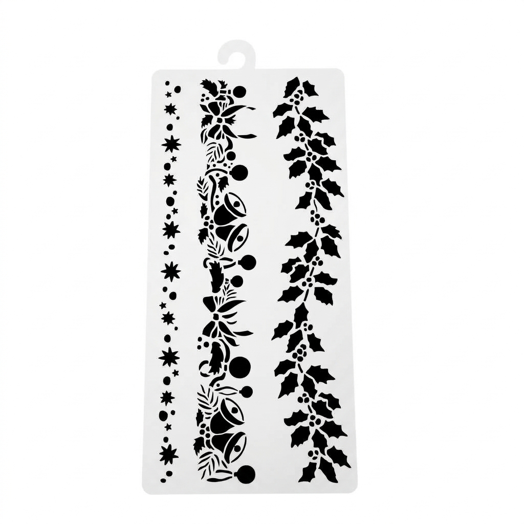 Pochoir stamperia 12x25 christmas borders