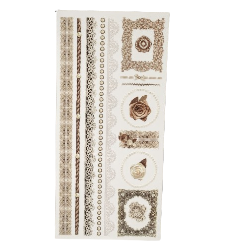 Rub on décalcomanie transfert stamperia old lace