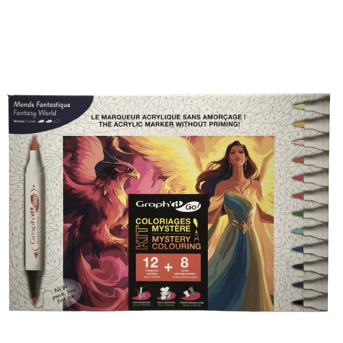 kit coloriage mystere fantastique