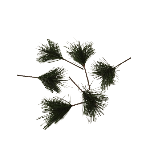 6 branches de sapin artificiels