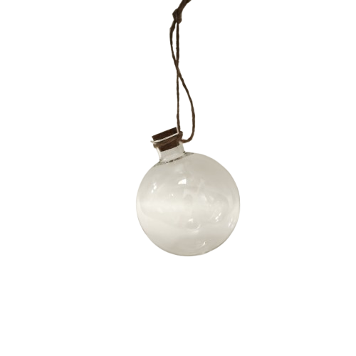 boule en verre a suspendre