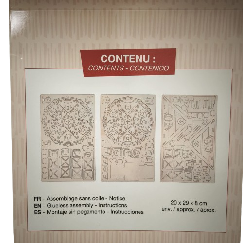 Maquette en bois 3D