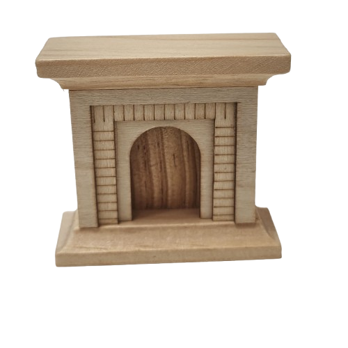 mini cheminée en bois