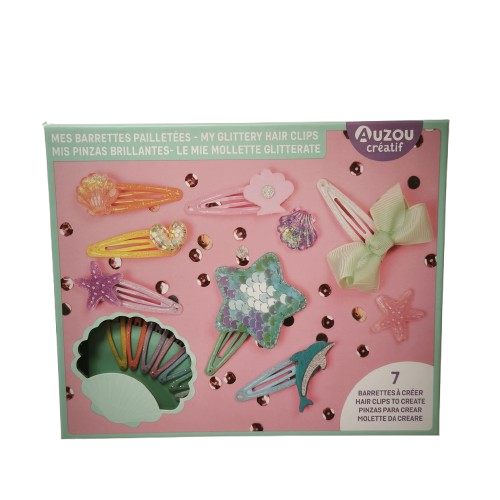 Kit Auzou Mes barettes paillettes