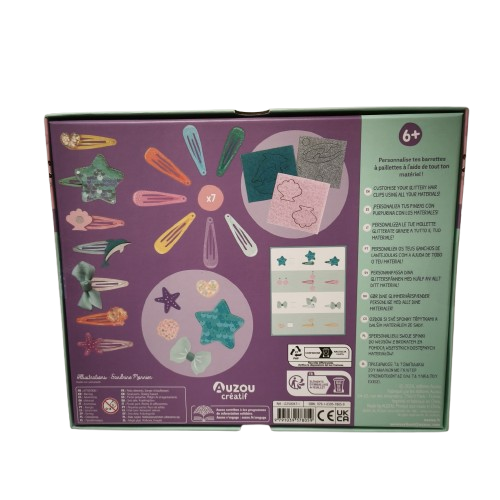 Kit Auzou Mes barettes paillettes 2