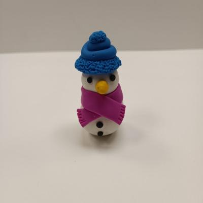 bonhomme de neige fimo