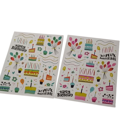 gommettes joyeux anniversaire